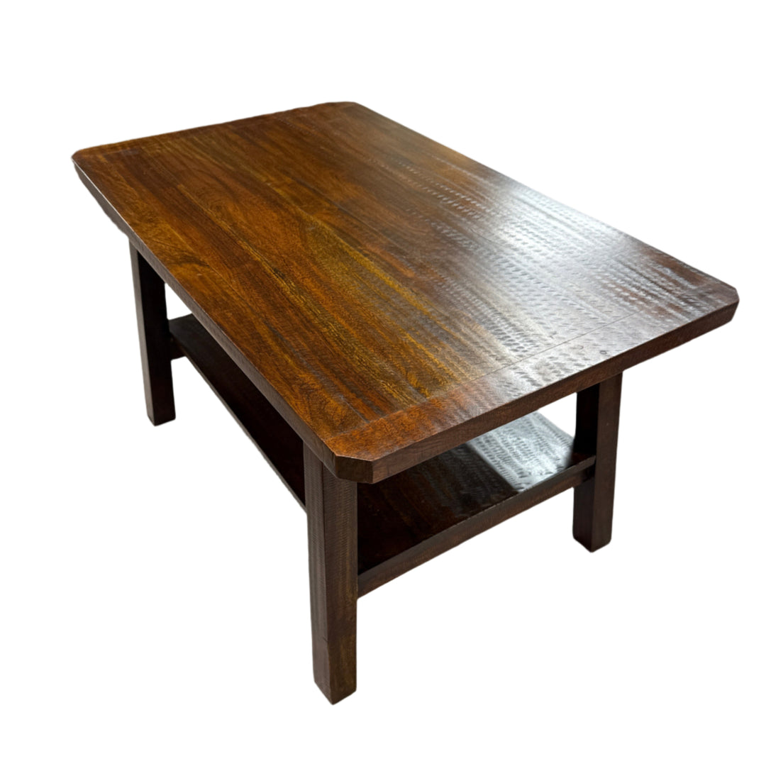 Rustic Modern Coffee Table detail view 4 - Whats New Furniture - Portland, Oregon