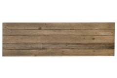 Provence 3 Drawer Dresser in Antique White Rustic Natural top detail - sliding door dresser by LH Imports - Whats New Furniture Portland OR
