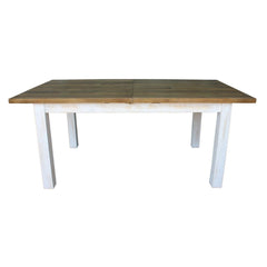 Provence Large Extension Dining Table in Antique White &amp; Natural - large extension dining table by LH Imports - Whats New Furniture Portland OR