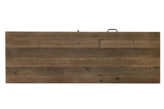 Provence Small Media Unit in Antique White Rustic Natural top detail - small media unit by LH Imports - Whats New Furniture Portland OR