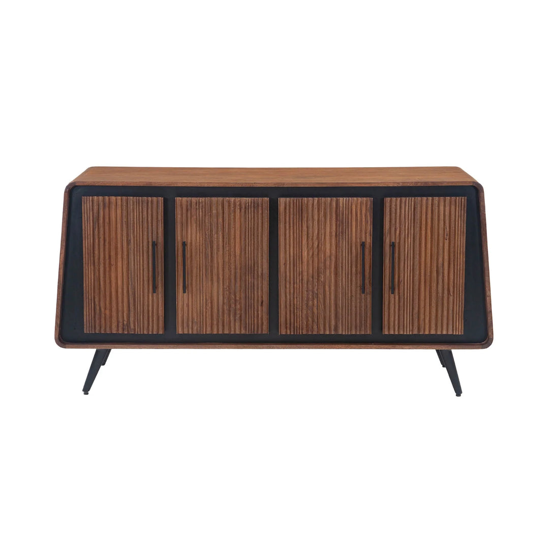 Railtown Sideboard in Raw Walnut - mango wood sideboard by LH Imports - Whats New Furniture Portland OR