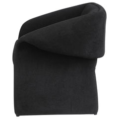 Ramsey Upholstered Sloped Arm Accent Chair Black - What&
