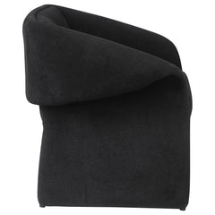 Ramsey Upholstered Sloped Arm Accent Chair Black - What&