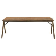 Randolph 82-inch Smart Top Rectangular Dining Table Sheesham and Brown - What&