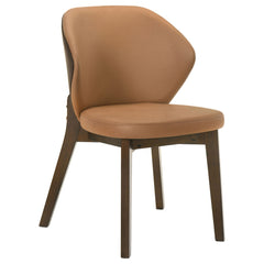 Randolph Dining Side Chair Butterscotch and Brown (Set of 2) - What&