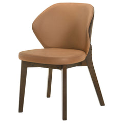 Randolph Dining Side Chair Butterscotch and Brown (Set of 2) - What&