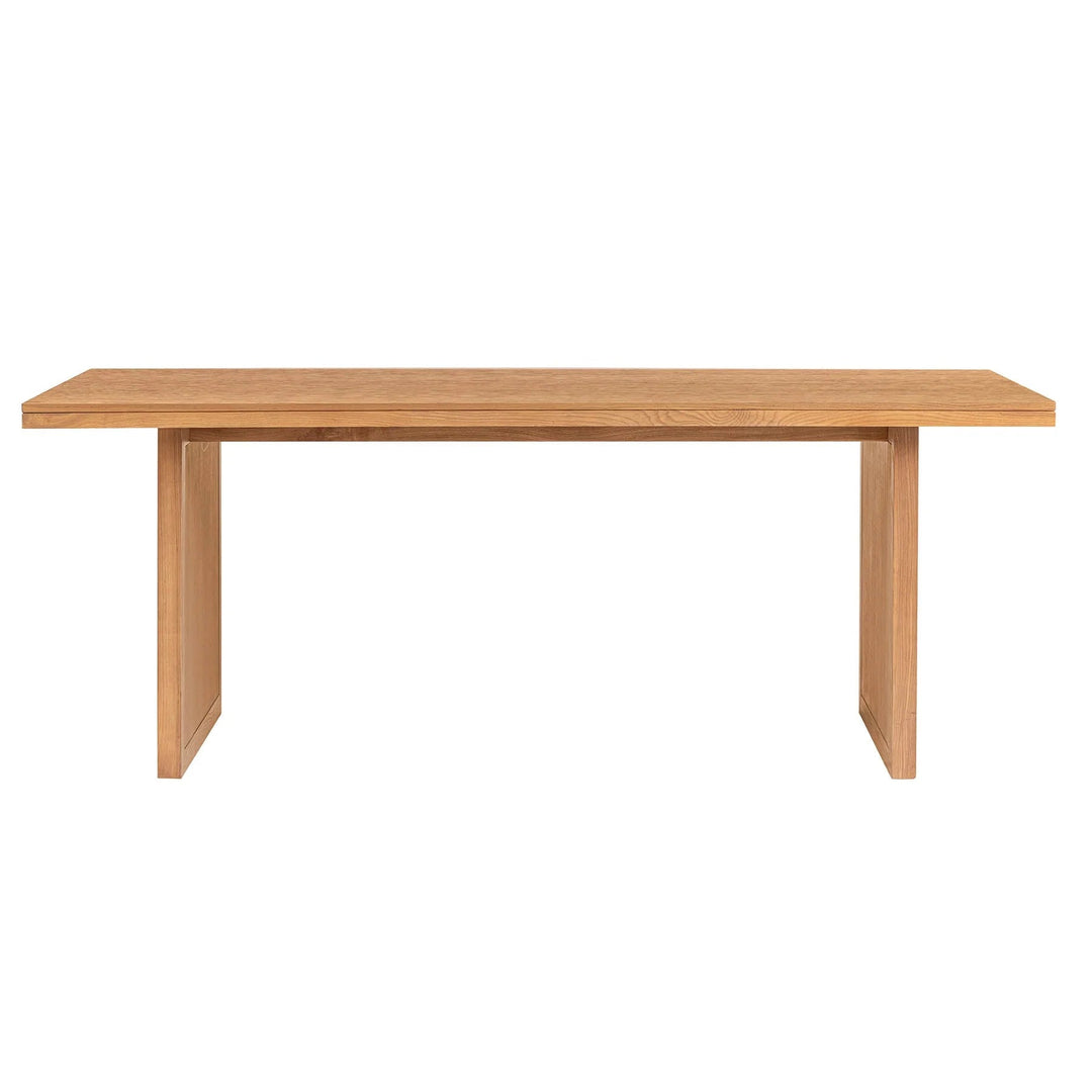 Rattan Dining Table in Light Oak - rattan dining table by LH Imports - Whats New Furniture Portland OR