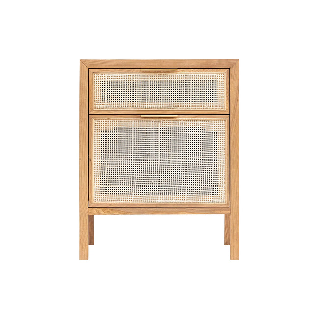 Rattan Filing Cabinet in Natural - two drawer filing cabinet by LH Imports - Whats New Furniture Portland OR