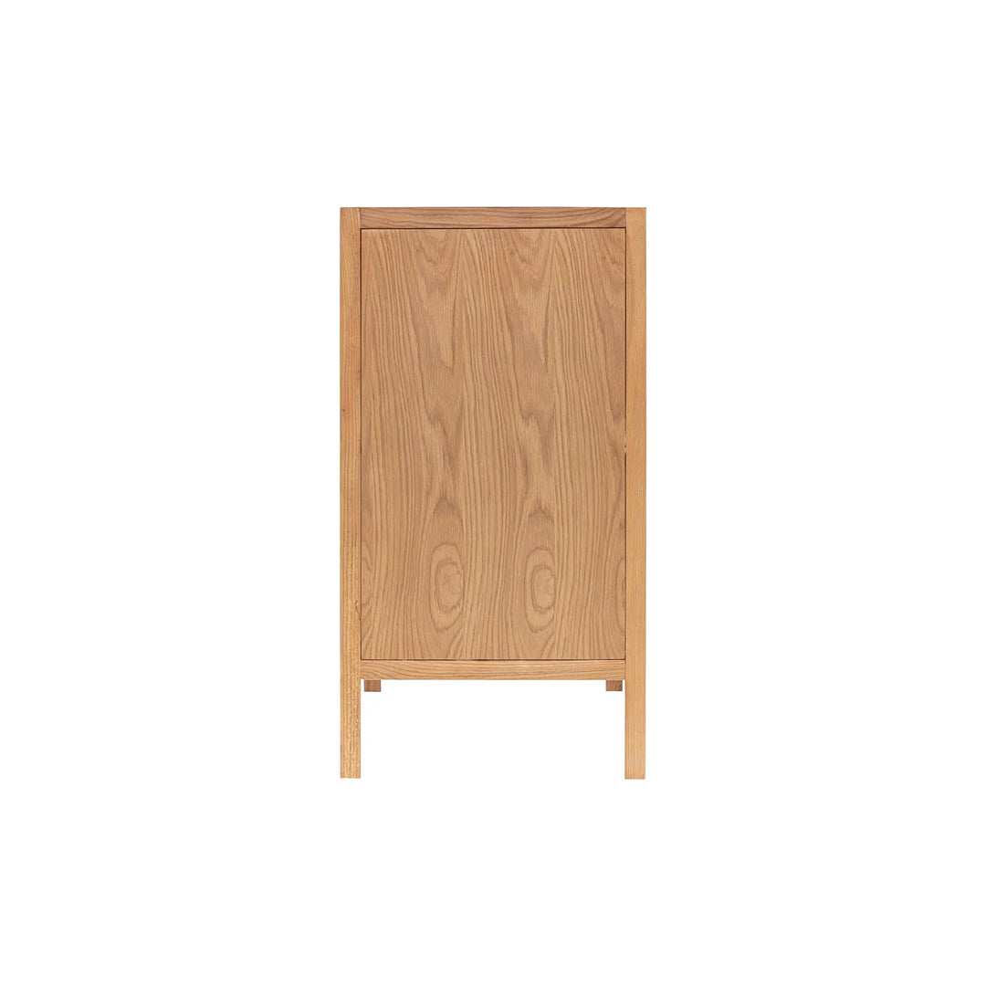 Rattan Small Sideboard in Natural side view - rattan small sideboard by LH Imports - Whats New Furniture Portland OR