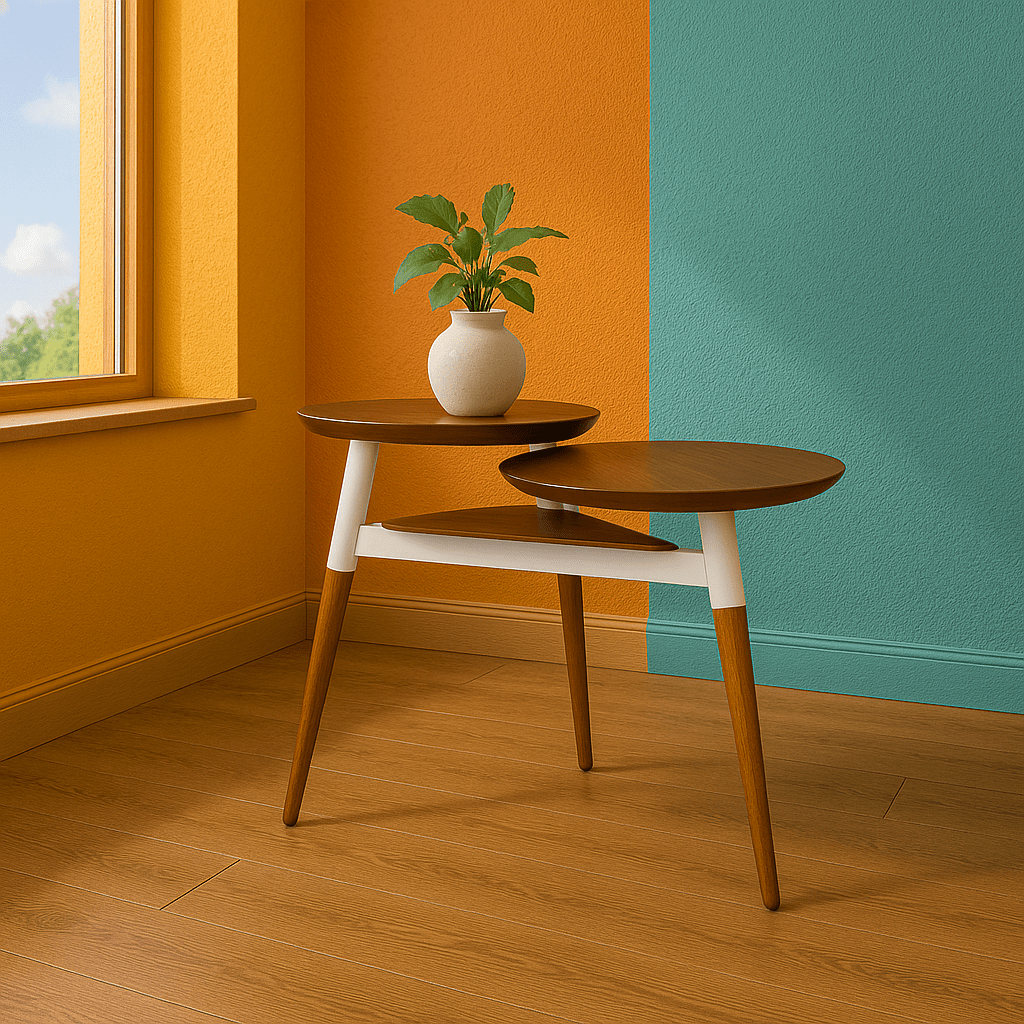 Three - Tier West Elm Side Table - Whats New Furniture - Portland, Oregon (2) (3) (4) (5)
