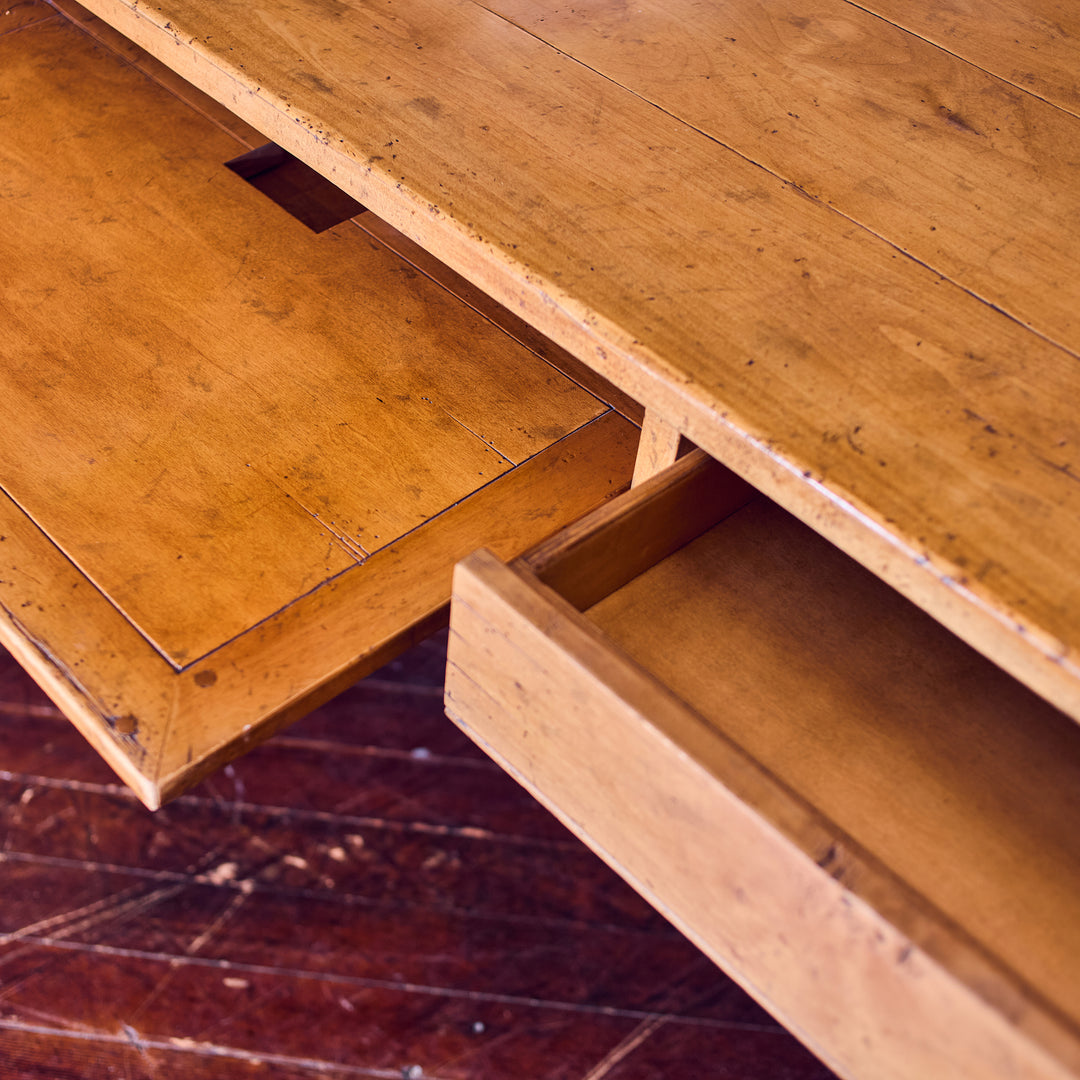 Real Wood Desk detail view 4 - Whats New Furniture - Portland, Oregon