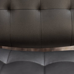 Redbridge Dining Chair in Black corner detail - tufted dining chair by Coaster - Whats New Furniture Portland OR