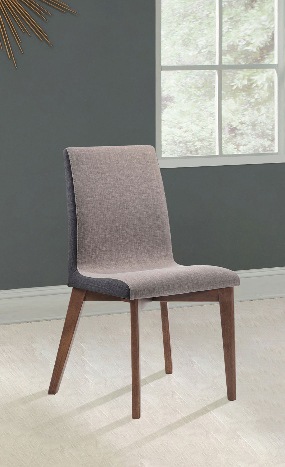 Redbridge Upholstered Dining Side Chair Walnut (Set of 2) - What&