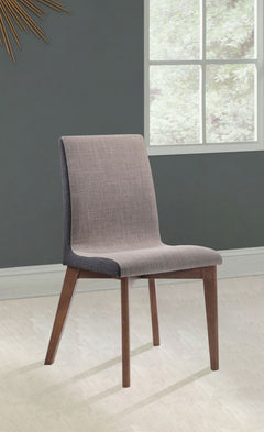 Redbridge Upholstered Dining Side Chair Walnut (Set of 2) - What&