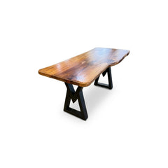 Natural Redwood End Table - view 3