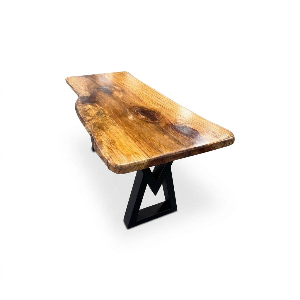 Natural Redwood End Table - view 4