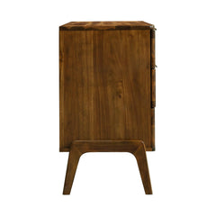Remix 6 Drawer Dresser in Estelle Brown side view - six drawer dresser by LH Imports - Whats New Furniture Portland OR