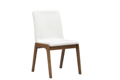 Remix Dining Chairs in Cream variant side angle - dining chair by LH Imports - Whats New Furniture Portland OR