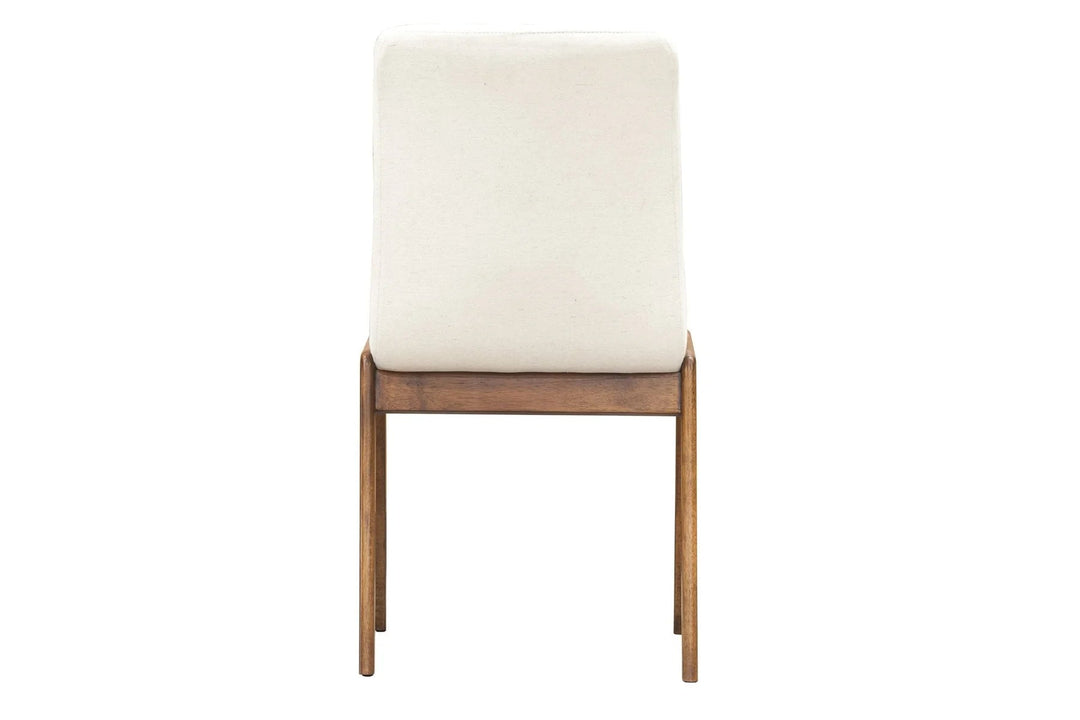 Remix Dining Chairs in Cream variant back view - dining chair by LH Imports - Whats New Furniture Portland OR