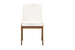 Remix Dining Chairs in Cream variant front view - dining chair by LH Imports - Whats New Furniture Portland OR
