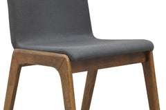 Remix Dining Chairs in Grey seat detail - dining chair by LH Imports - Whats New Furniture Portland OR