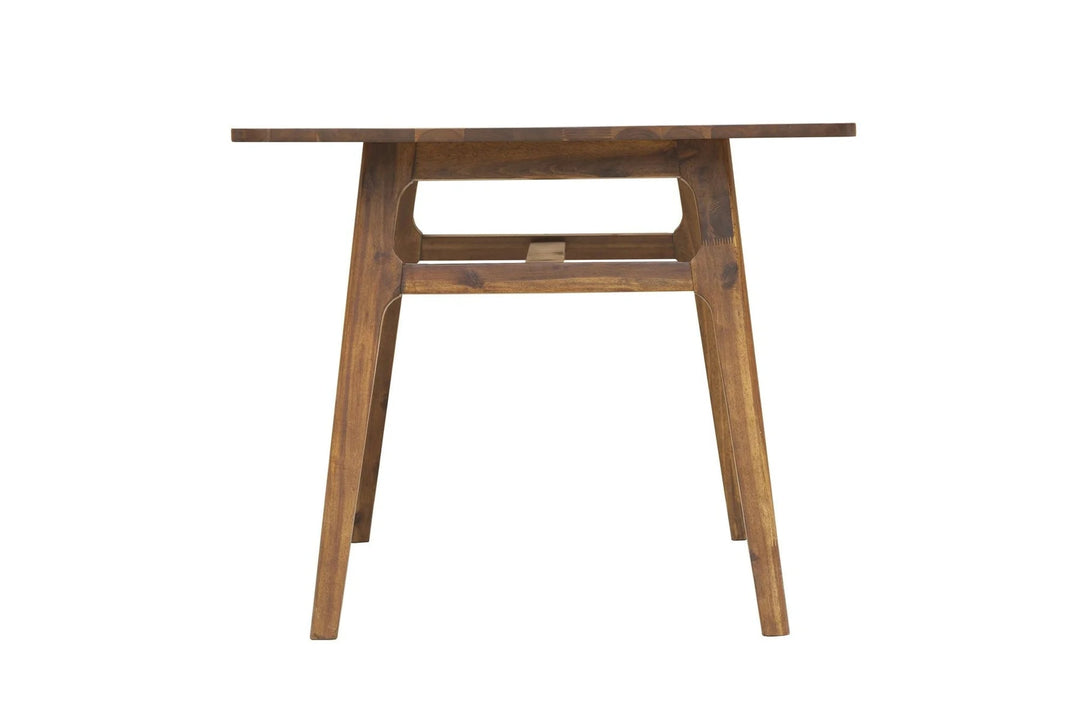 Remix Dining Table in acacia back view - solid acacia dining table - Whats New Furniture Portland OR