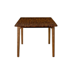 Remix Extension Dining Table in acacia lifestyle setting - acacia extension dining table - Whats New Furniture Portland OR