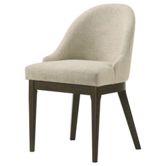 Reseda Upholstered Dining Side Chair Beige (Set of 2) - What&