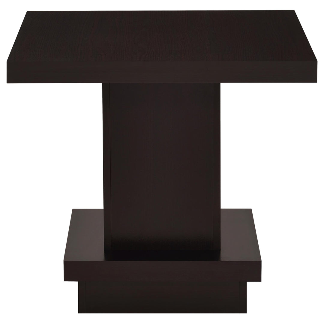 Reston 3-piece Square Coffee and End Table Set Cappuccino - What&