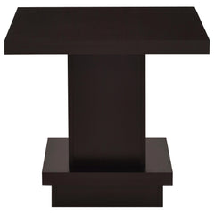Reston 3-piece Square Coffee and End Table Set Cappuccino - What&