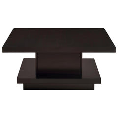 Reston 3-piece Square Coffee and End Table Set Cappuccino - What&