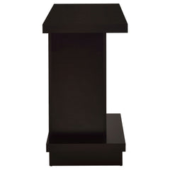 Reston Engineered Wood Pedestal Console Table Cappuccino - What&