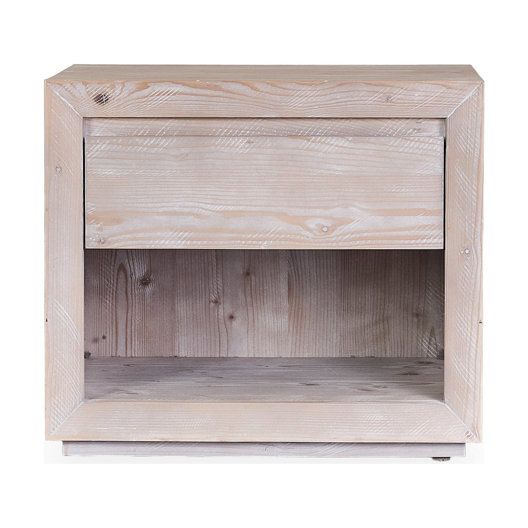 White - Washed Nightstand (set) - Whats New Furniture - Portland, Oregon