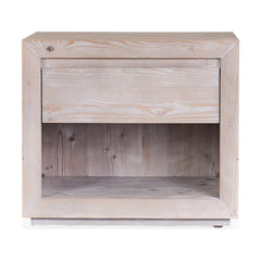 White - Washed Nightstand (set) - Whats New Furniture - Portland, Oregon