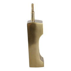 Retro Cordless Phone Sculpture 8", Gold side view - decor by Sagebrook Home - Whats New Furniture Portland OR
