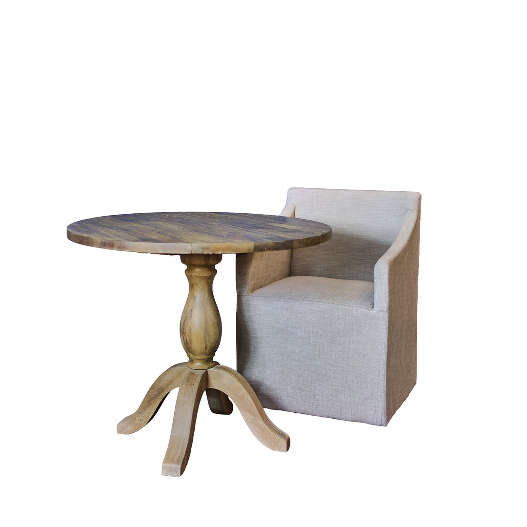 Restoration Hardware Dining Chairs with Bistro Table detail view 3 - Whats New Furniture - Portland, Oregon