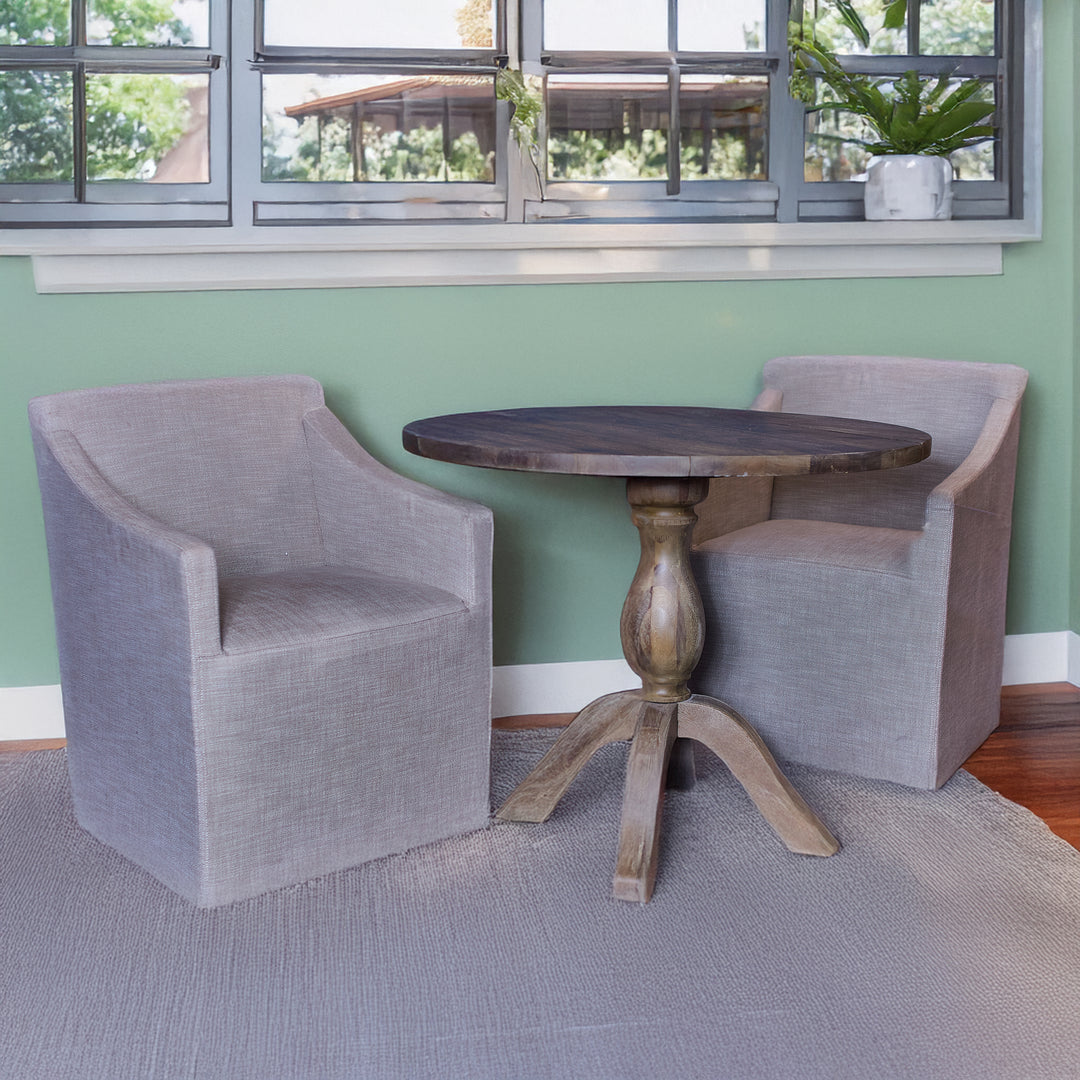 Restoration Hardware Dining Chairs with Bistro Table detail view 4 - Whats New Furniture - Portland, Oregon