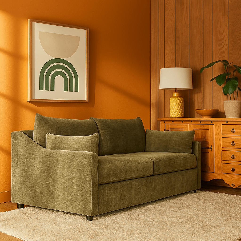 Ricci Sofa in Nexus Arbor side view - Pacific Northwest sofa by Stylus - Whats New Furniture Portland OR