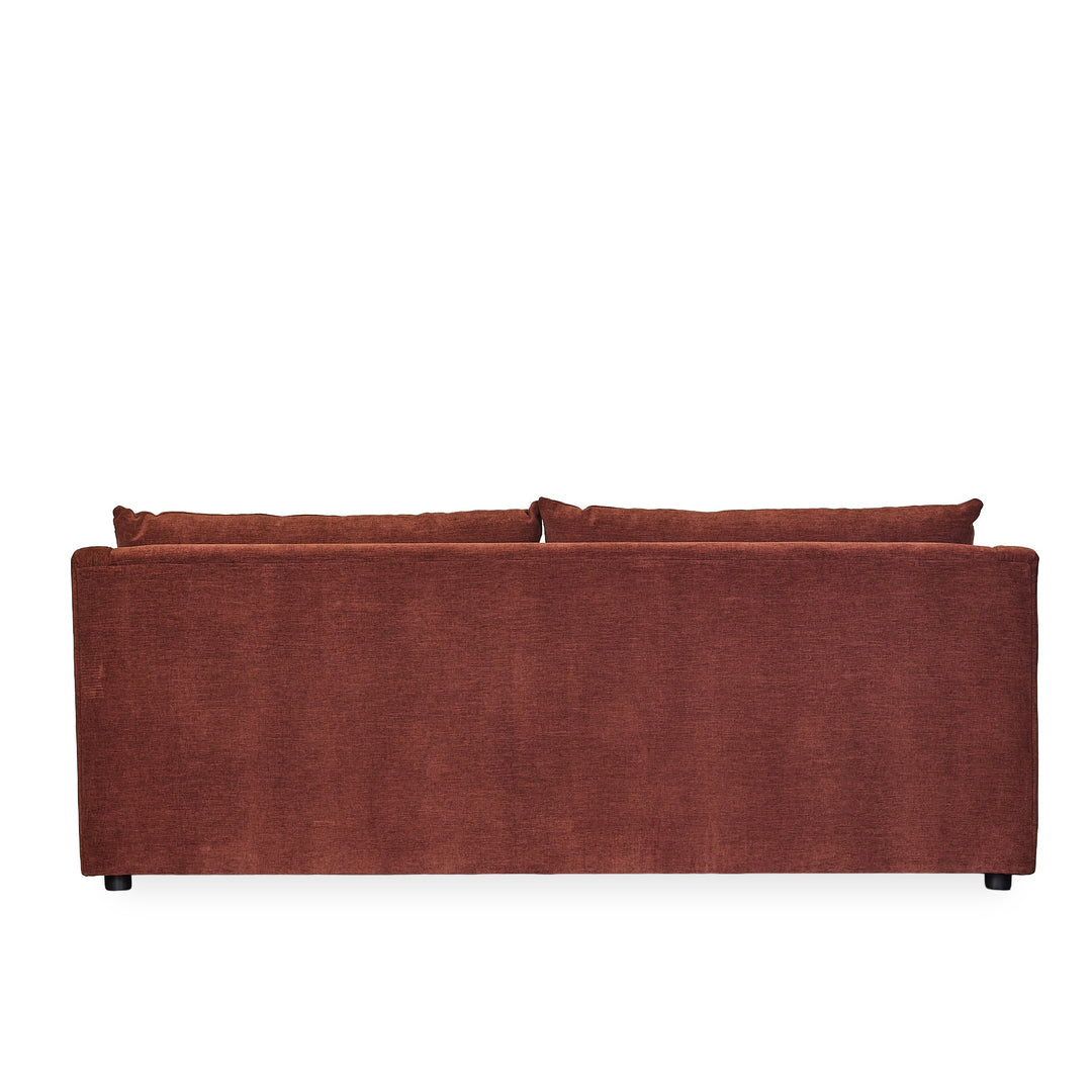 Ricci Sofa in Rhine Terracotta back view - Pacific Northwest sofa by Stylus - Whats New Furniture Portland OR
