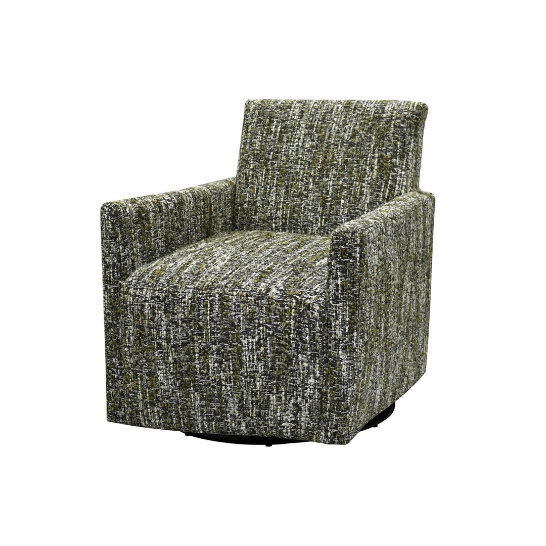Riley Swivel Club Chair in Paris Green - swivel club chair by LH Imports - Whats New Furniture Portland OR