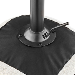 Robert KD Boucle Gaslift Swivel Bar Stool in Posh Ivory fabric closeup - boucle swivel bar stool by NPD - Whats New Furniture Portland OR