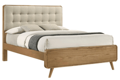 Robyn Bed in Natural variant front view - California king bed by Coaster - Whats New Furniture Portland OR