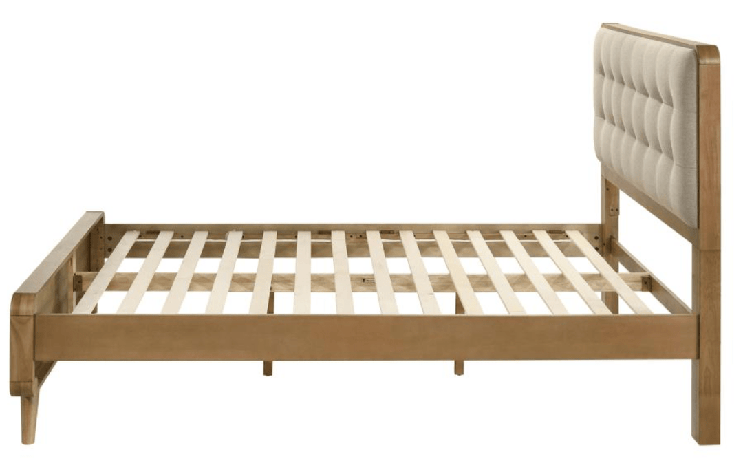 Robyn Bed in Natural variant side view - California king bed by Coaster - Whats New Furniture Portland OR