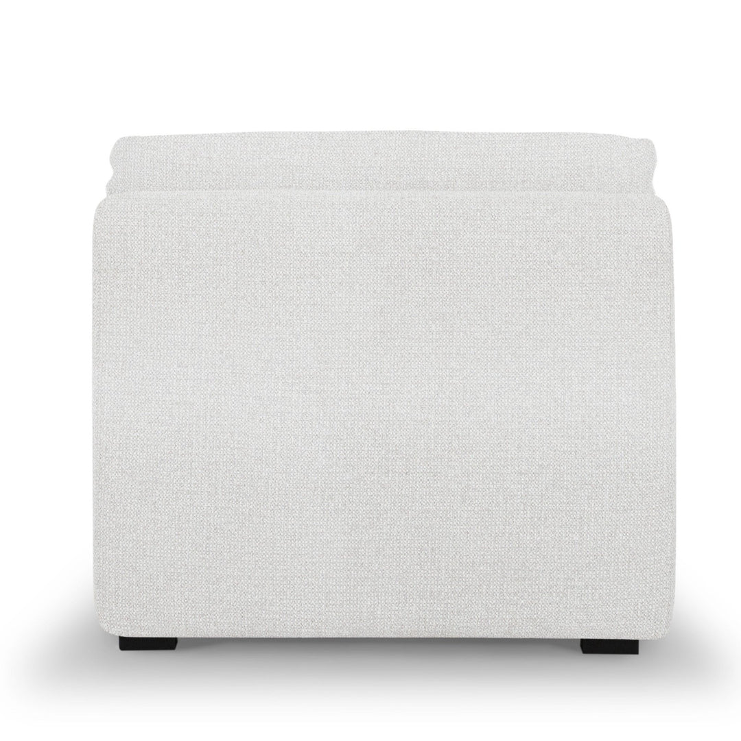 Rochester Daybed in Belfast Cream detail view - boucle daybed private label - Whats New Furniture Portland OR
