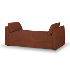 Rochester Daybed in Caramel alternate angle - boucle daybed private label - Whats New Furniture Portland OR