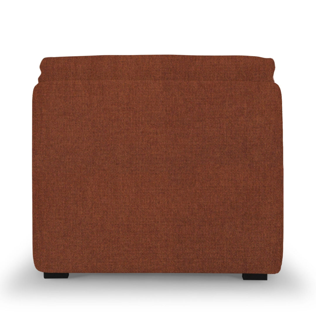 Rochester Daybed in Caramel corner detail - boucle daybed private label - Whats New Furniture Portland OR