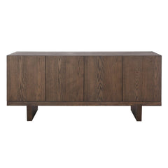 Rock Sideboard in Smoked Oak - four door sideboard by Unique Furniture - Whats New Furniture Portland OR
