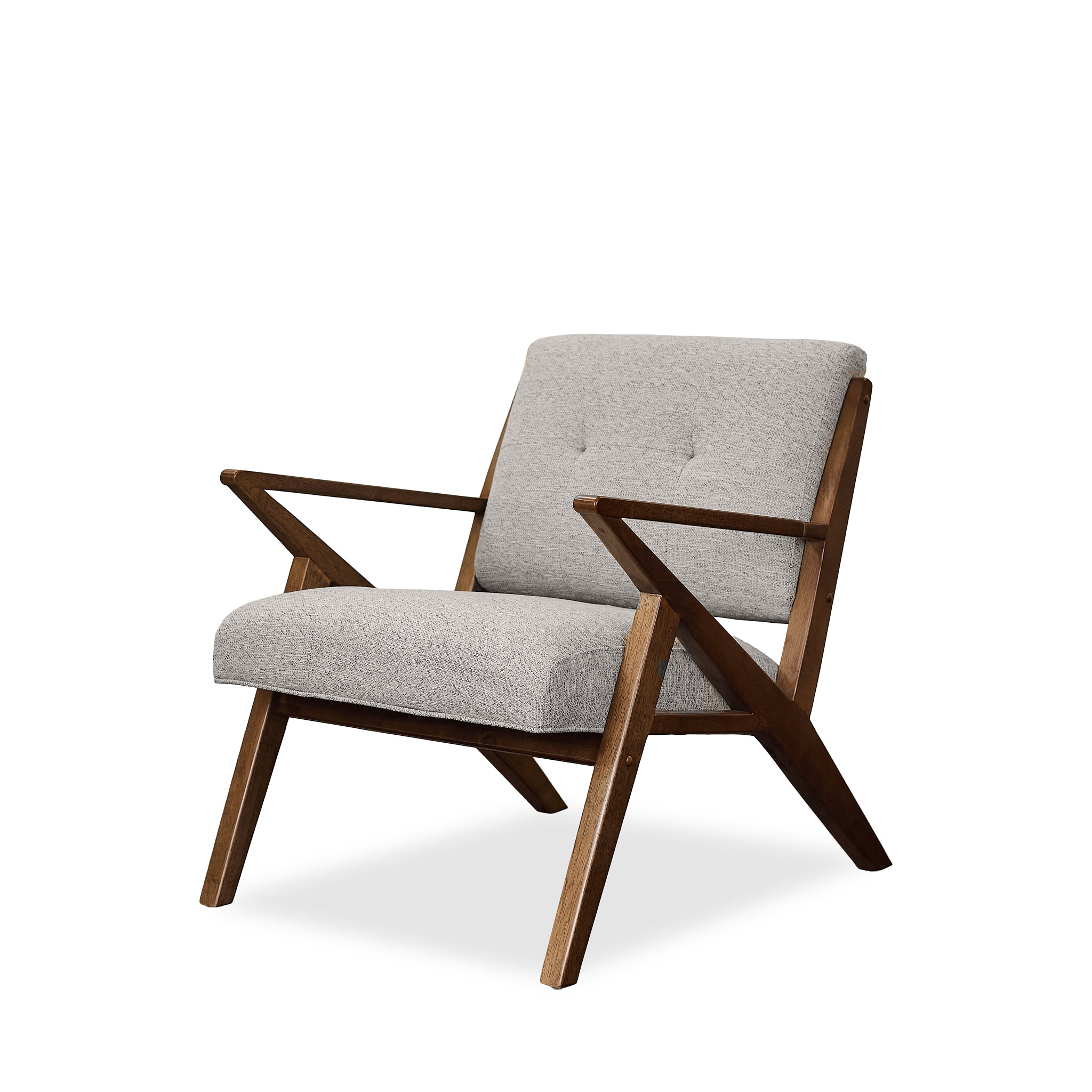 Rocket Lounge Chair | Mid-Century Wood Frame Accent – What's New