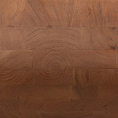 Ronin Coffee Table - Oval Acacia Wood in Brown - detail 1 studio view - Coffee Table by Dovetail - Whats New Furniture Portland OR