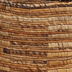 Rook Basket, Small banana leaf and raffia weave detail - Whats New Furniture Portland OR